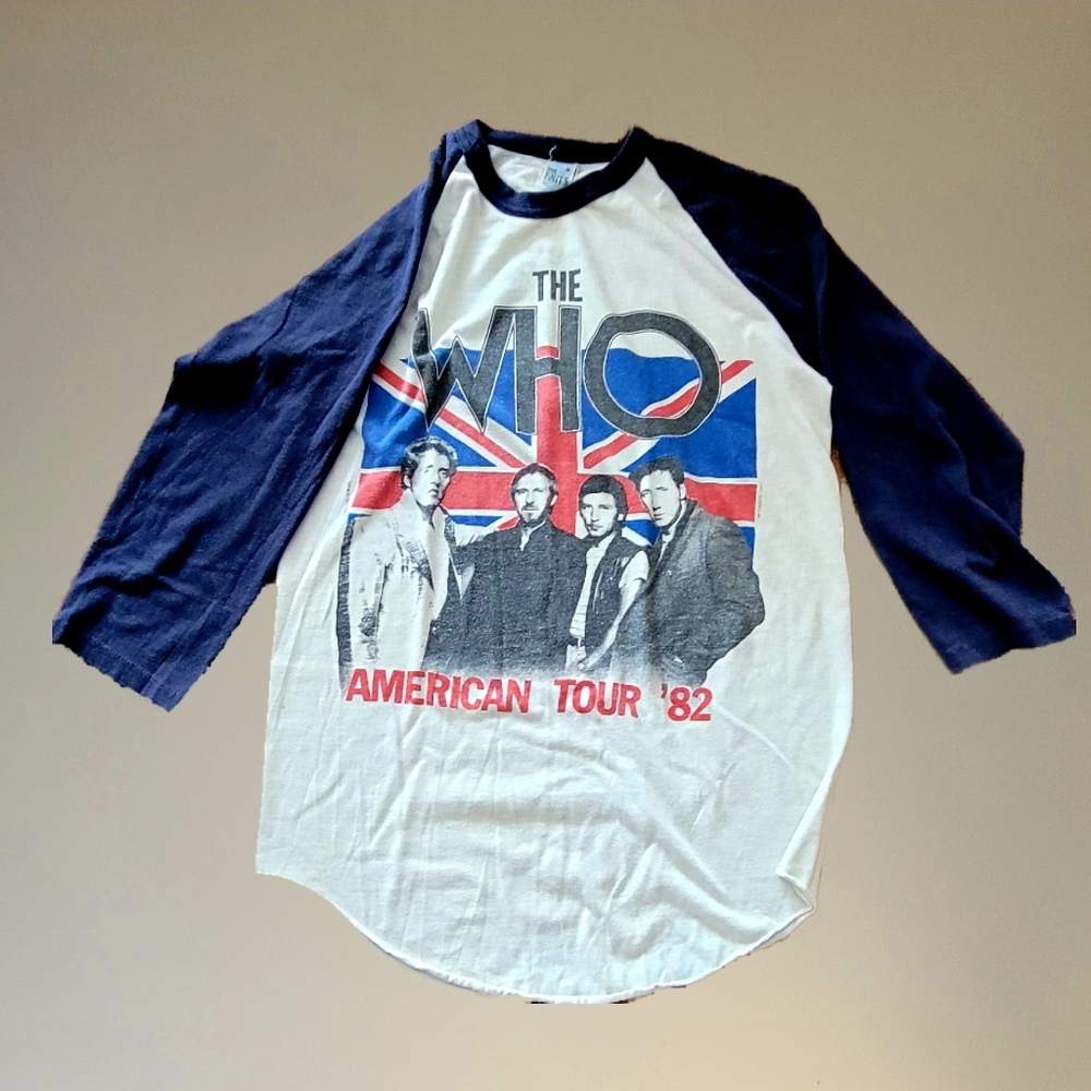 1982 The Who World Tour 🌎 concert band tee shirt